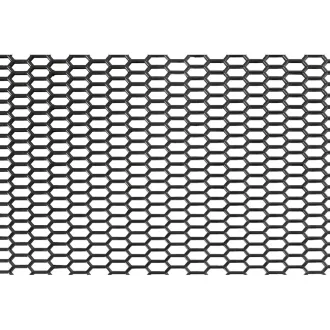   Lampa Hűtőrács, Fekete Polimer, 120x40cm, 8x18mm-es Hatszögekből