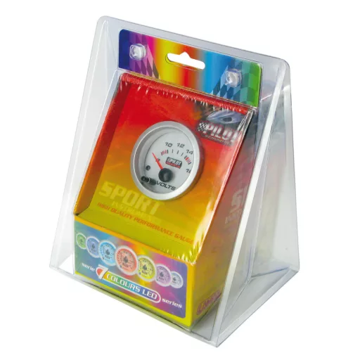Lampa Voltmérő, 52mm 7 szín