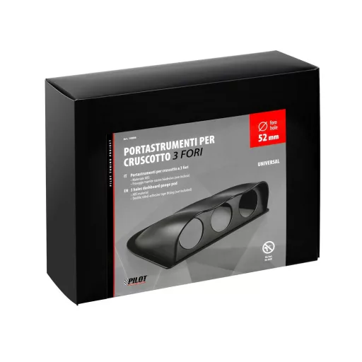 Lampa Mérőműszertartó Konzol 3-as, 52mm