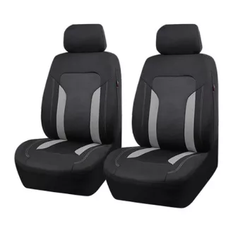   AD9341-2G 2DB-os Univerzális üléshuzat 1+1 - Légzsákos - Tároló zsebbel - szürke-fekete