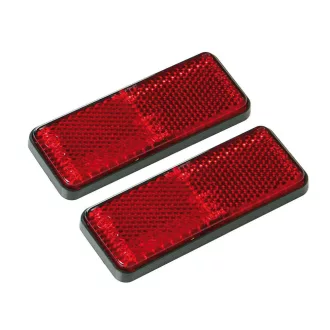 Lampa Prizma Piros, Négyzet alakú 90x35 mm