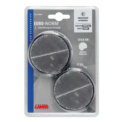 Lampa Prizma Fehér, Kerek 65mm