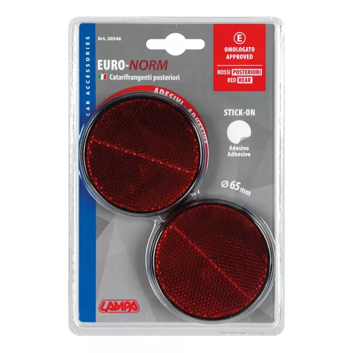 Lampa Prizma Piros, Kerek 65mm
