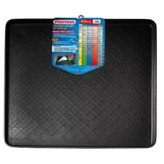 Lampa Csomagtértálca, Darabos, Pvc, Fekete