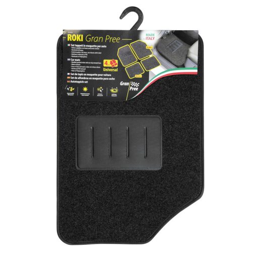 Lampa Autószőnyeg, ROKI Gran Pree, Szett, Textil, Fekete