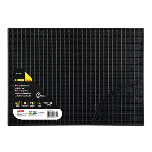 Lampa Autószőnyeg, Darabos, Gran Pree Krono, PVC, Fekete