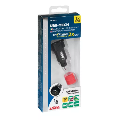 Lampa Szivargyújtó Usb Töltő, 2400mA 12/32V
