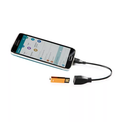 Lampa Adatkábel, OTG Usb - Micru Usb, 20CM