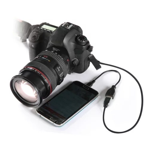 Lampa Adatkábel, OTG Usb - Micru Usb, 20CM