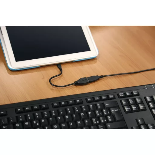 Lampa Adatkábel, OTG Usb - Micru Usb, 20CM