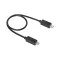 Lampa Adatkábel, Micro Usb - Micro Usb OTG, Fekete, 30cm