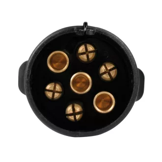 Lampa Utánfutó Dugó, Műanyag, 7 Pólusú