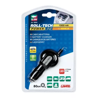   Lampa Roll-Tech, Szivargyújtós Telefontöltő Nokiához, 1A 12-24V