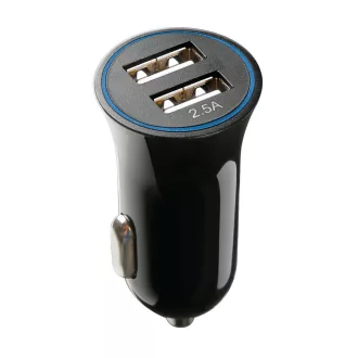 Lampa, Szivargyújtós Töltő, 2xUSB Port, 2,5A 12/24V