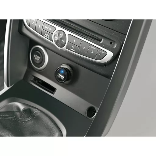 Lampa Szivargyújtós Töltő, 1xUSB Port, 1A 12/24V
