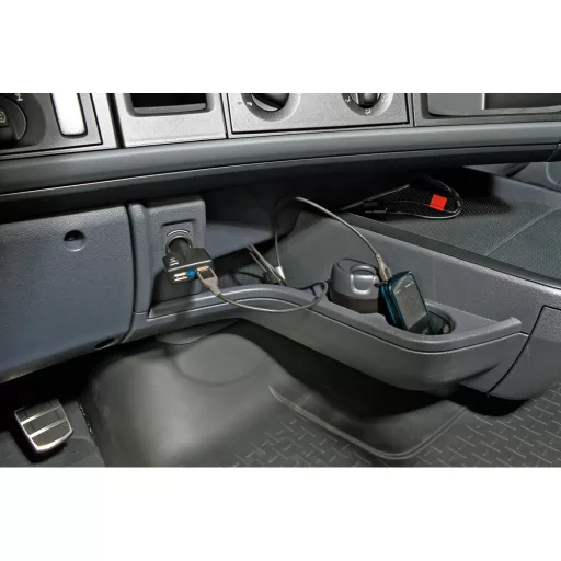 Lampa Szivargyújtós töltő, 2xUSB, 1A 12/24V