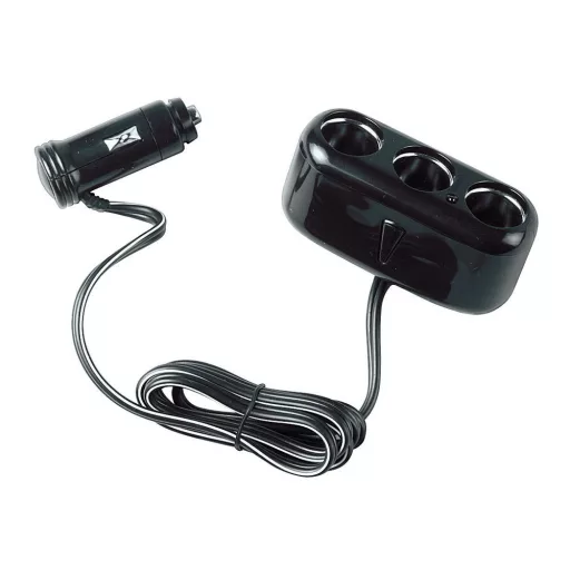 Lampa PL-3, Szivargyújtó elosztó 3-as, 10A 12/24V