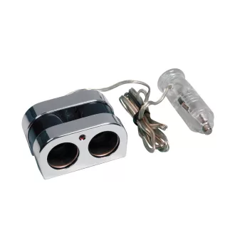 Lampa Szivargyújtó elosztó 2-es, 120W Max, 12/24V