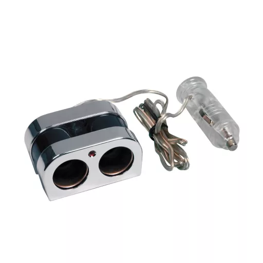 Lampa Szivargyújtó elosztó 2-es, 120W Max, 12/24V
