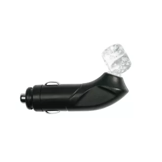   Lampa "Crystal-Dice" Dobókocka - Szivargyújtós Dekorvilágítás - Piros - 12V