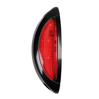 Lampa szélességjelző fehér-piros - 4 ledes