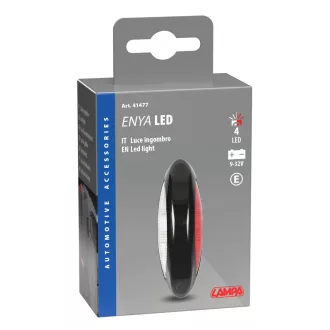 Lampa szélességjelző fehér-piros - 4 ledes