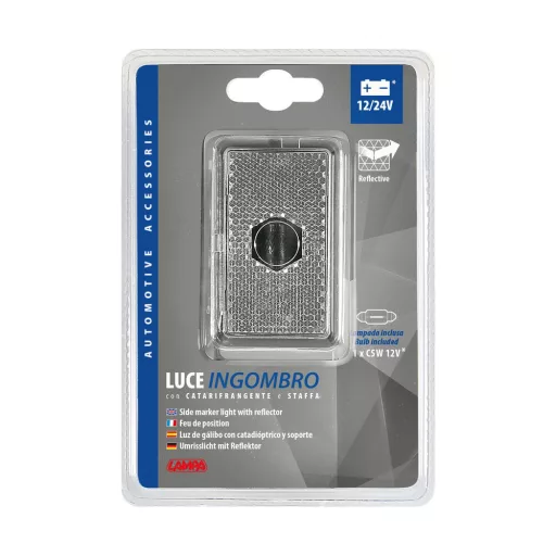 Lampa Szélességjelző Fehér, 12/24V