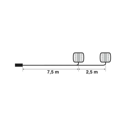Lampa Pronto-Fari, Mágneses Led Lámpakészlet, 12V