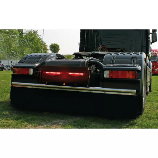 Lampa Led Világítás, Piros Vízálló 252x25mm, 9-32V