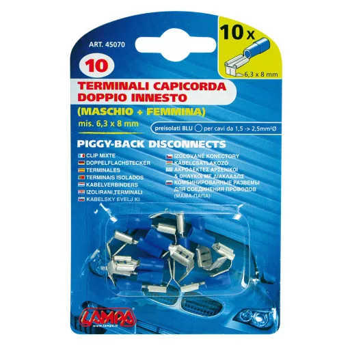 Lampa, Kábelvég Lapos Szett, 1,5-2,5 mm2