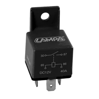 Lampa Relé 4 lábú, 40A 12V