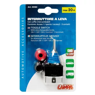 Lampa, Kapcsoló Háromállású, 12/24V 20A