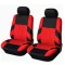 AD9521-2FR 2DB-os Univerzális üléshuzat 1+1 - Légzsákos - Piros-fekete
