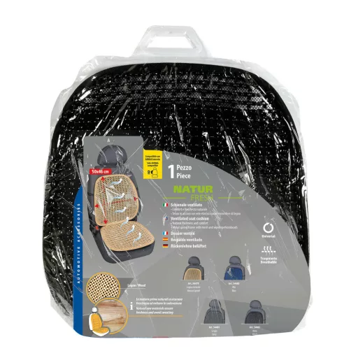 Lampa Ülésvédő, szellőző, Natur-Fresh, Fekete