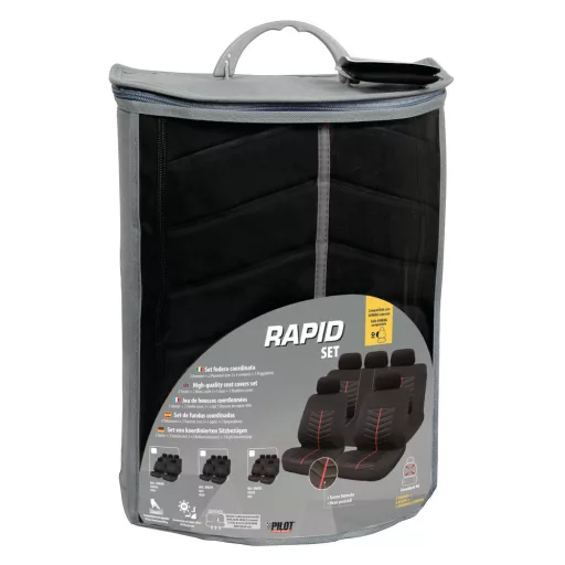 Lampa Rapid, Üléshuzat Szett, Fekete-Szürke