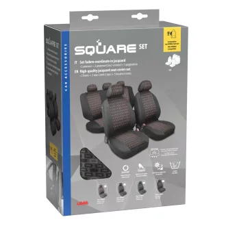 Lampa Üléshuzat, Square, 11db-os, Fekete