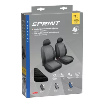 Lmapa Sprint, előre üléshuzat pár - Antracit
