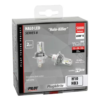 Lampa H10/HB3/9005 Led Pár, 9-32V 6500k
