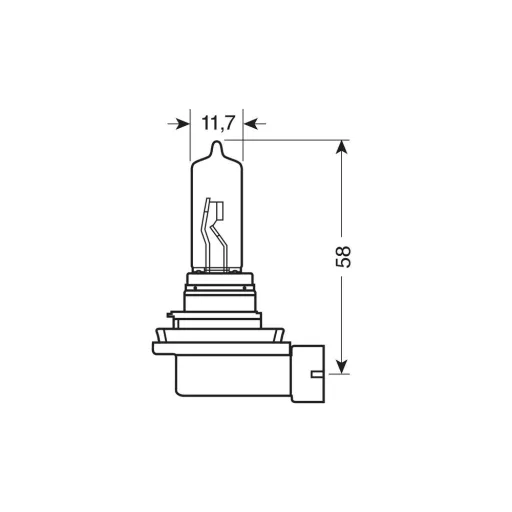IZZÓ LAMPA 12 V H9 65 W BLU-XE