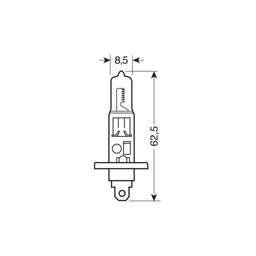IZZÓ LAMPA 12V H1 55W PÁR