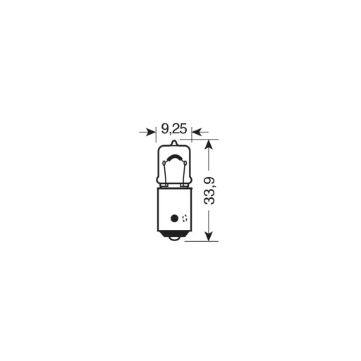 IZZÓ LAMPA 12 V  H6 W KÉK PÁR