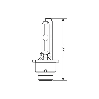 Lampa 12V D2S 5000K 35W XENON IZZÓ, 1DB