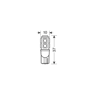Lampa T10 led, 12V