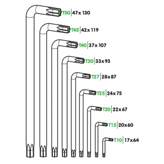 Lampa 9db-os Torx Kulcskészlet