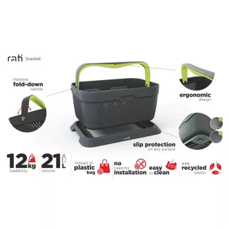 Rati Kosár csomagtartóba 21L, Max 12kg