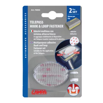 Lampa Tépőzár Öntapadós, 48x18mm