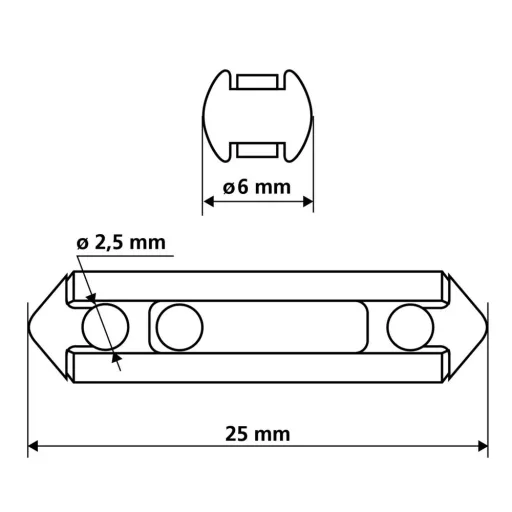 Lampa, Biztosíték, Hengeres, Szett