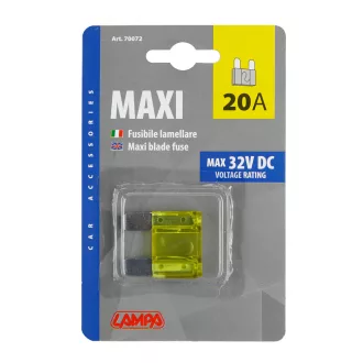 Lampa Biztosíték, Késes, Maxi, 20A, Darabos