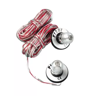 Lampa 24V Belsővilágítás, Kék öntapadós, Párban