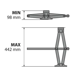 Lampa, Trapéz Emelő 2T, TÜV